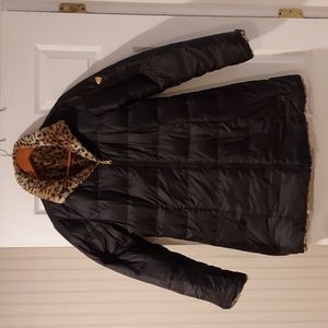 NWOT Women's  1 Madison Faux Fur Reversible Quilted Down/Waterproof Coat Size M